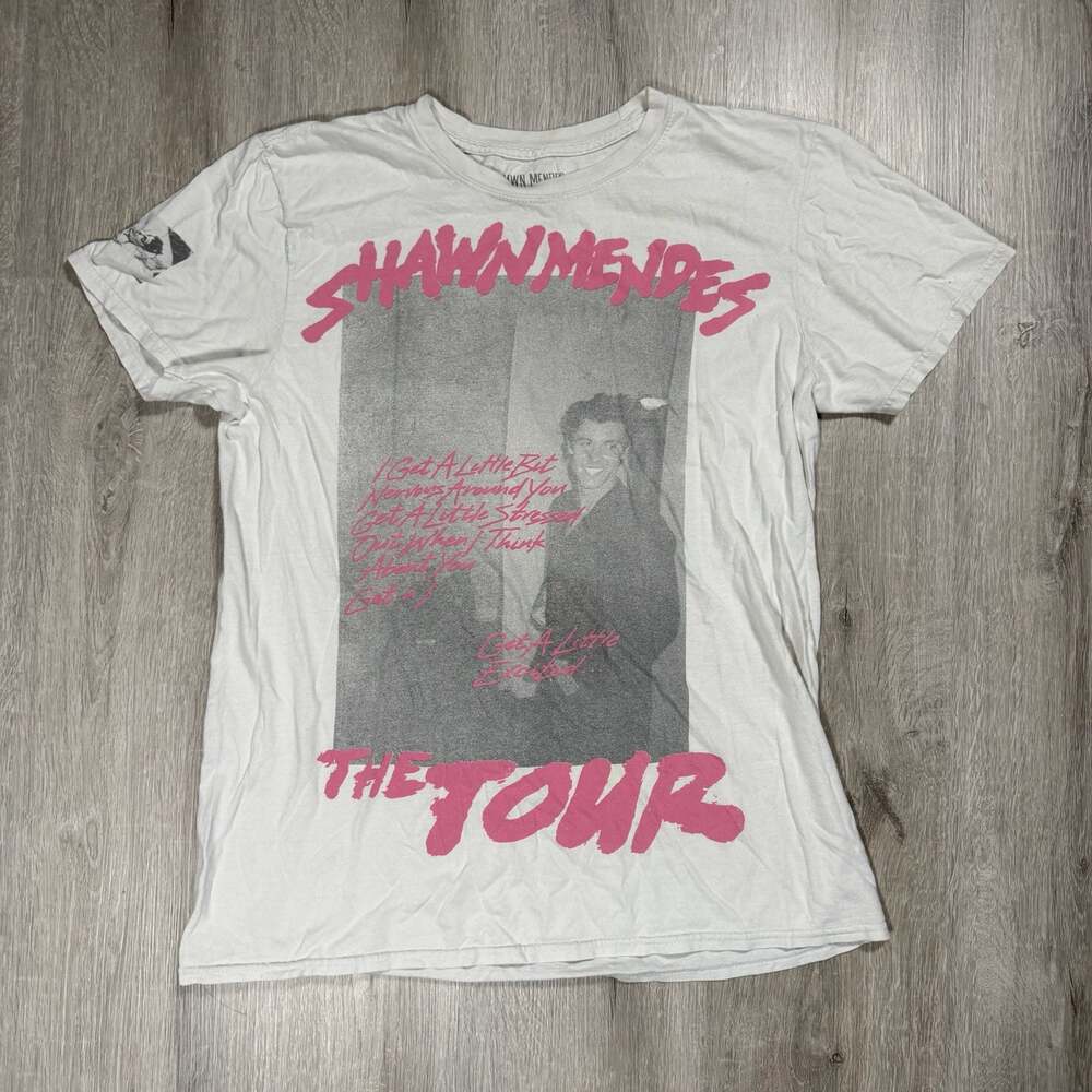 Shawn Mendes 2019 The Tour Concert Photo T-Shirt